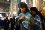 В годовщину основания Кемеровской епархии глава Алтайской митрополии принял участие в соборном богослужении в кафедральном Знаменском соборе города Кемерово