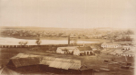 Вид части бывшего сереброплавильного завода и заводского пруда, 1907 г.