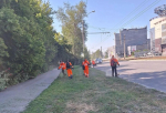 МБУ «Автодорстрой» продолжает выполнение летних видов работ на дорогах Барнаула