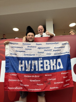Антон Шаповалов и президент ФИФА Джанни Инфантино. Фото из архива Андрея Алейникова