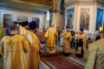 Архиерейское богослужение в канун Недели 8-й по Пятидесятнице