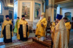 Архиерейское богослужение в канун Недели 8-й по Пятидесятнице