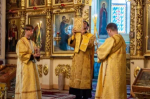 Архиерейское богослужение в канун Недели 8-й по Пятидесятнице
