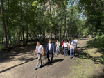 Благоустройство зеленой зоны у АГИК