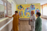 Ирина Солнцева оценила ход ремонта в Николаевской школе Поспелихинского района