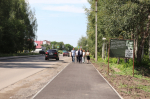 В Ленинском районе проверили ход работ по благоустройству территории