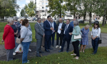 Глава Барнаула Вячеслав Франк провел выездное совещание по благоустройству бульвара по улице Аванесова