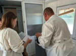 Флюорография в парке «Изумрудный»: почти 100 человек прошли обследование