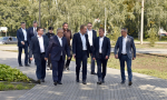 Виктор Томенко проконтролировал ход благоустройства парка им. Ленина в Барнауле