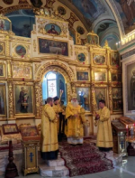 Архиерейское всенощное бдение в канун Недели 14-й по Пятидесятнице
