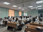 Students from the Faculty of International Students participated in an online lecture by the Minister of Health of the Russian Federation, Mikhail Murashko