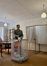Каждый голос важен! Александр Терентьев проголосовал на выборах депутатов Госдумы и АКЗС
