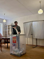 Каждый голос важен! Александр Терентьев проголосовал на выборах депутатов Госдумы и АКЗС