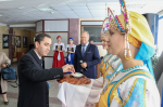 Ректор АлтГПУ Ирина Лазаренко встретилась с делегацией Республики Таджикистан