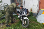 Судебные приставы Советского района передали на нужды СВО конфискованный мотоцикл