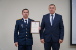 В актовом зале управления территориального органа присутствовали руководители краевых и городских властей, представители общественных организаций, руководство, личный состав и ветераны уголовно-исполнительной системы региона.