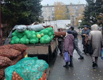 В сквере 60-летия СССР прошла продовольственная ярмарка выходного дня