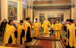 Архиерейское всенощное бдение в канун Недели 20-й по Пятидесятнице