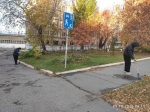 Студенты и преподаватели АлтГТУ продолжают традицию осенних субботников