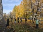 Студенты и преподаватели АлтГТУ продолжают традицию осенних субботников